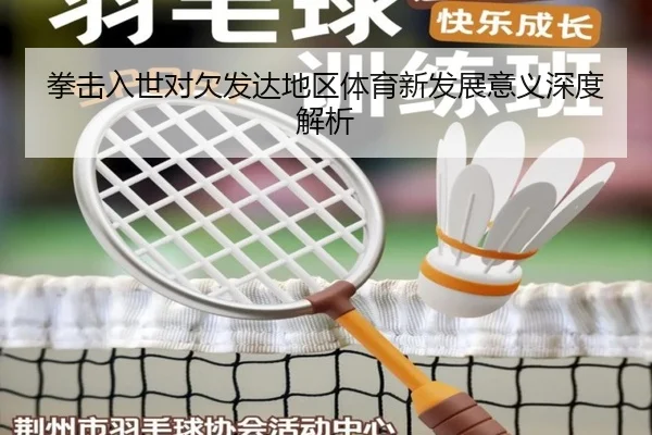 拳击入世对欠发达地区体育新发展意义深度解析